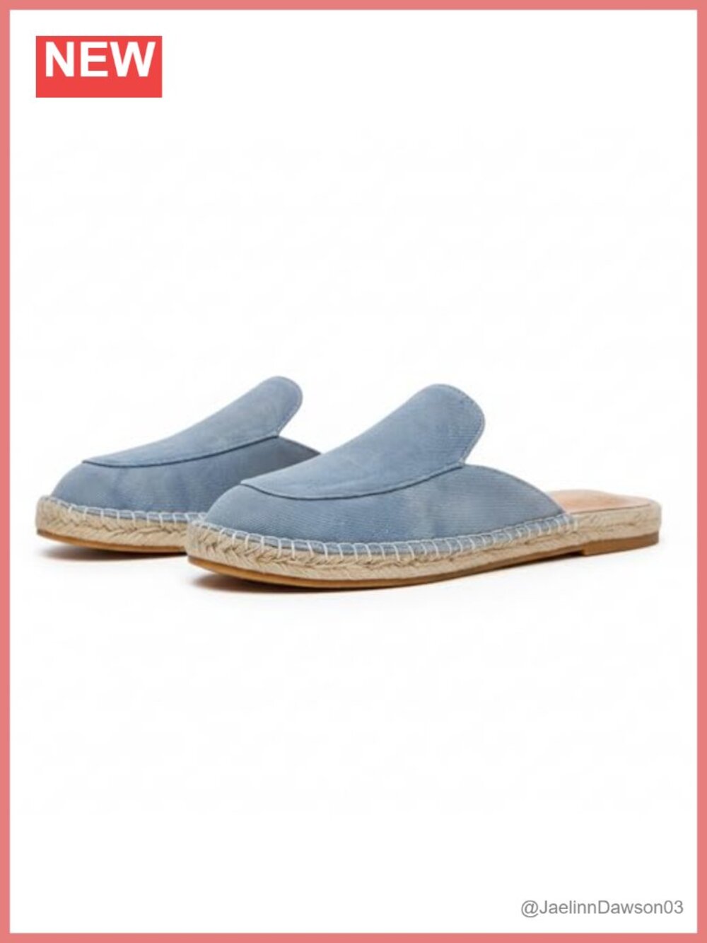 Women's Espadrille Mules Slip On Loafer Slides Jute Flat Shoes
